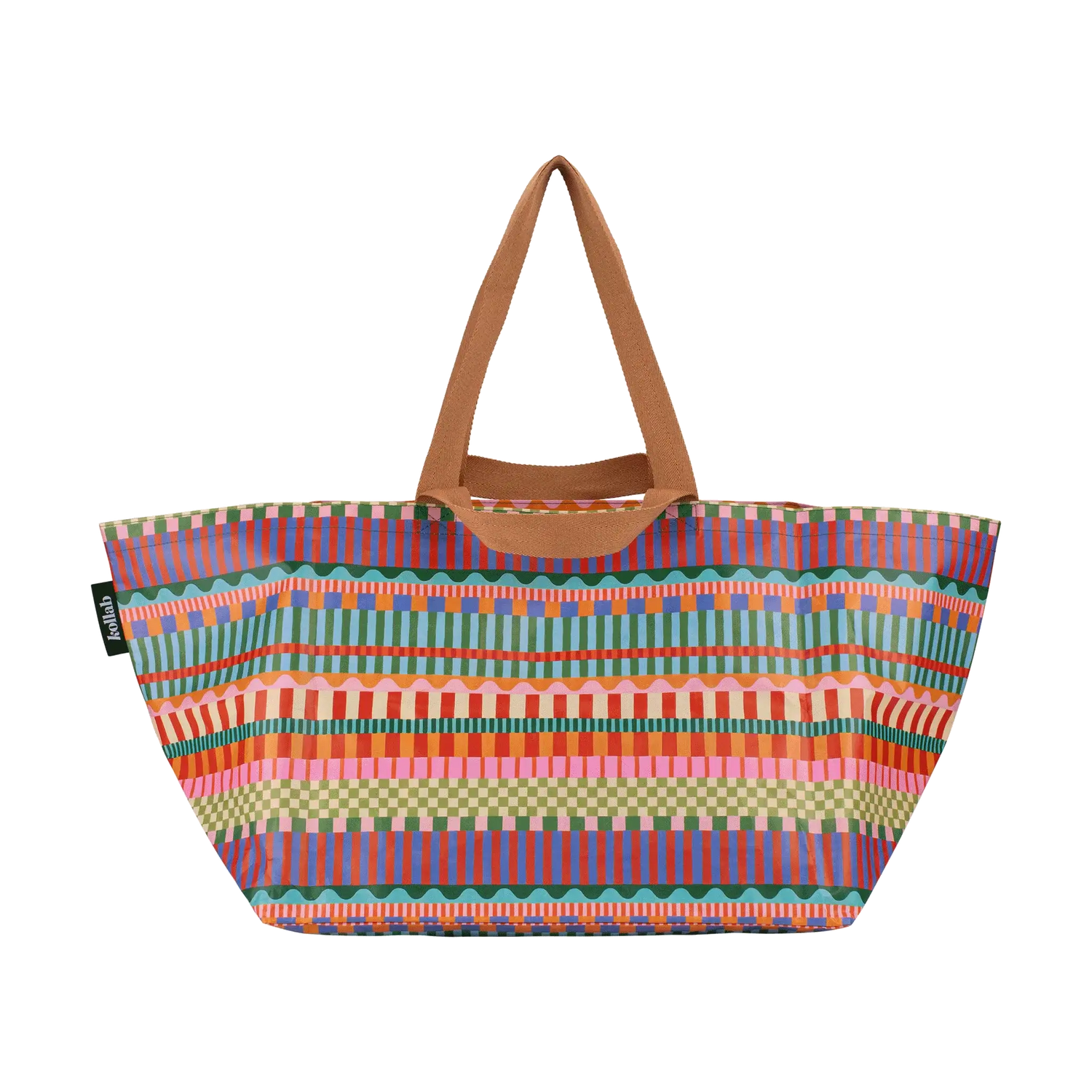 Kollab Beach Bag - Blocks & Stripes