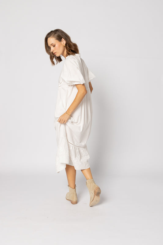 Drama Josephine Dress White
