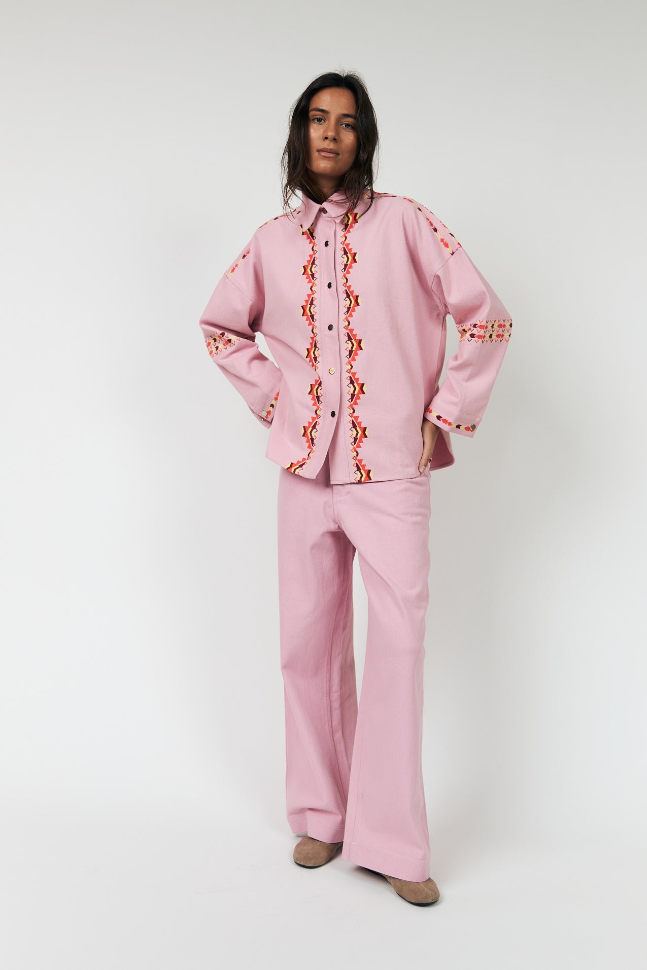 Lollys Laundry Veida Overshirt Pink