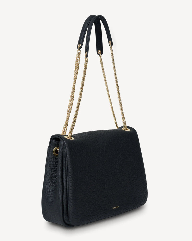 Saben Florence Shoulder Bag - Black Bubble