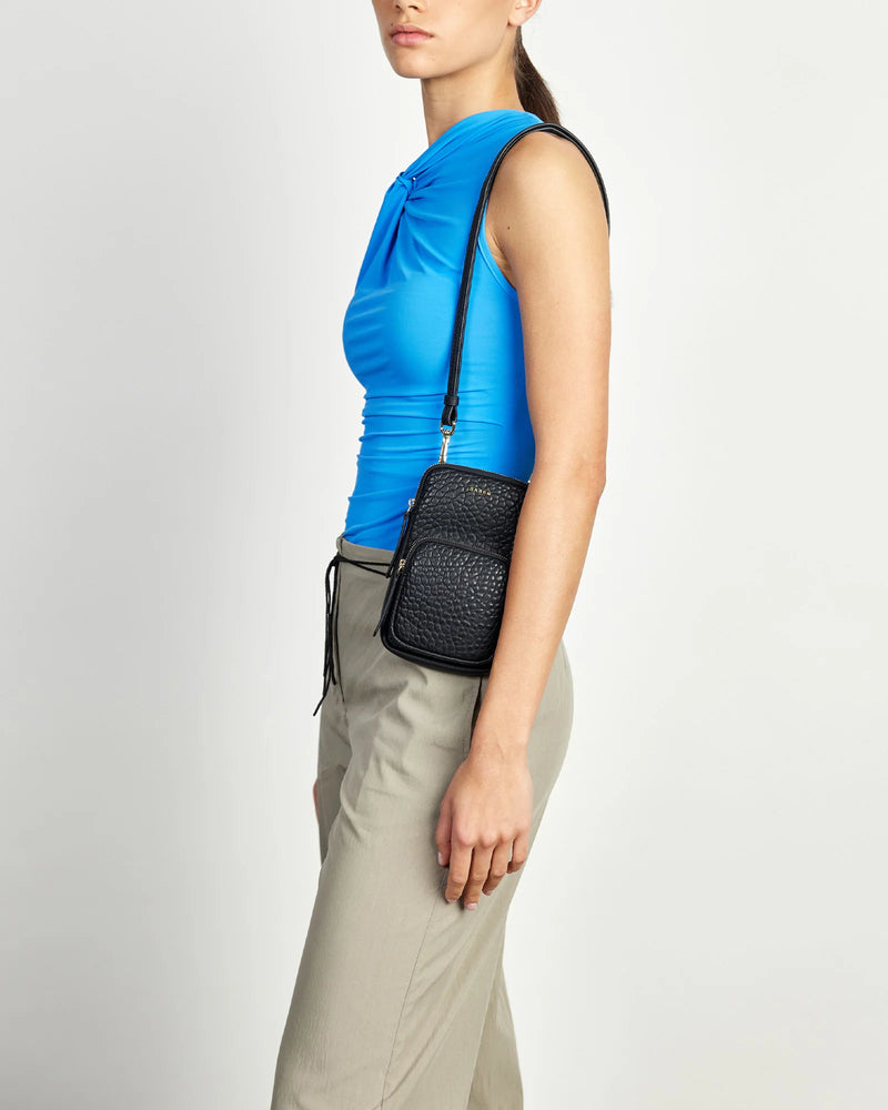 Saben Nikko Phone Sling - Black Bubble Pocket