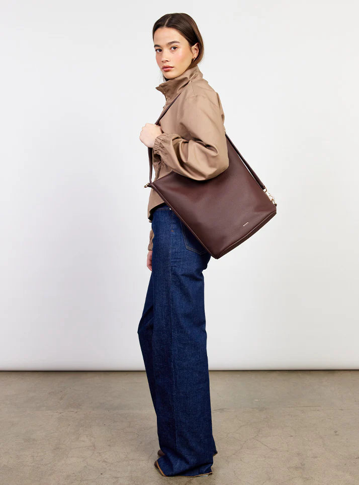 Saben June Shoulder Bag - Espresso Luxe