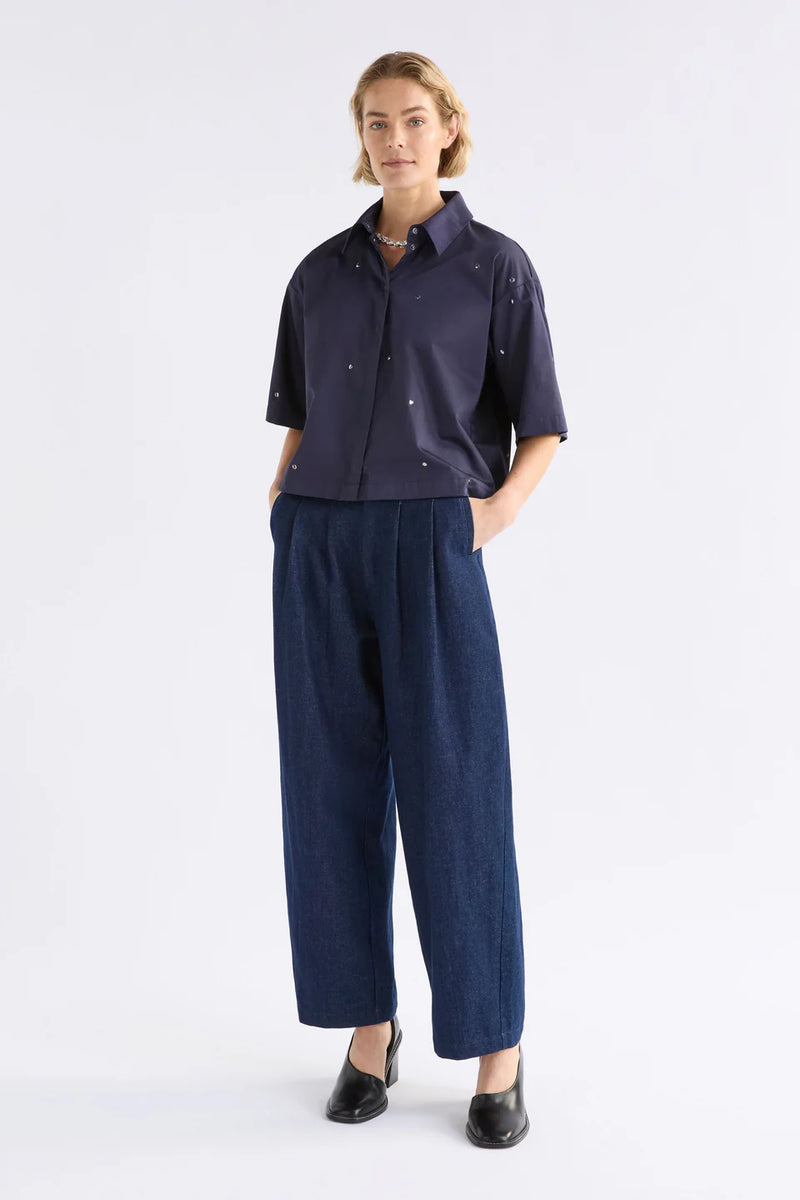 Elk Stuud Shirt - Bright Navy