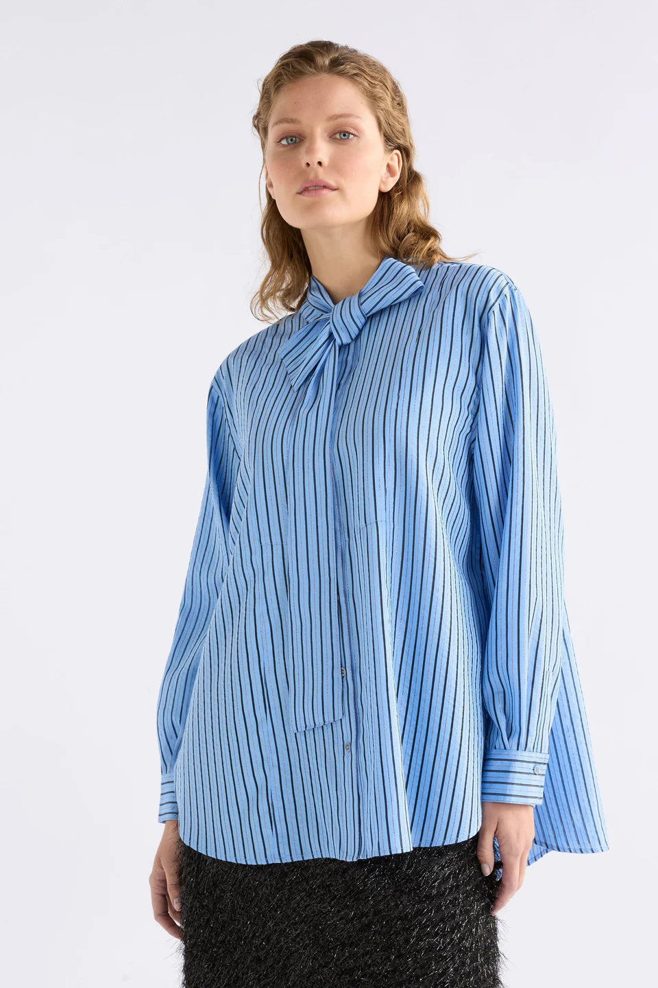 Elk Chambray Stripe Hedi Shirt