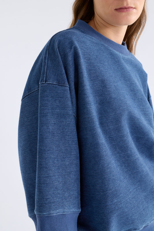 Elk Enfeld Tee Mid Blue Wash
