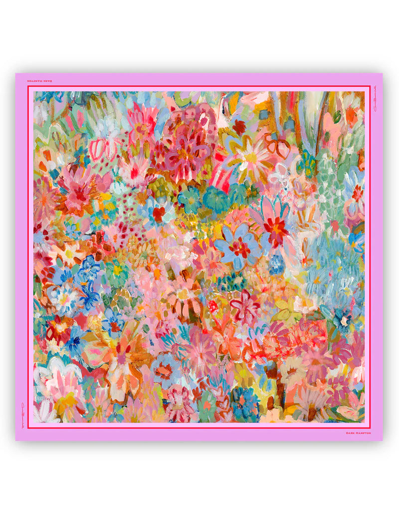 Dark Hampton Silk Scarf - Carrie Broomhall Amelie