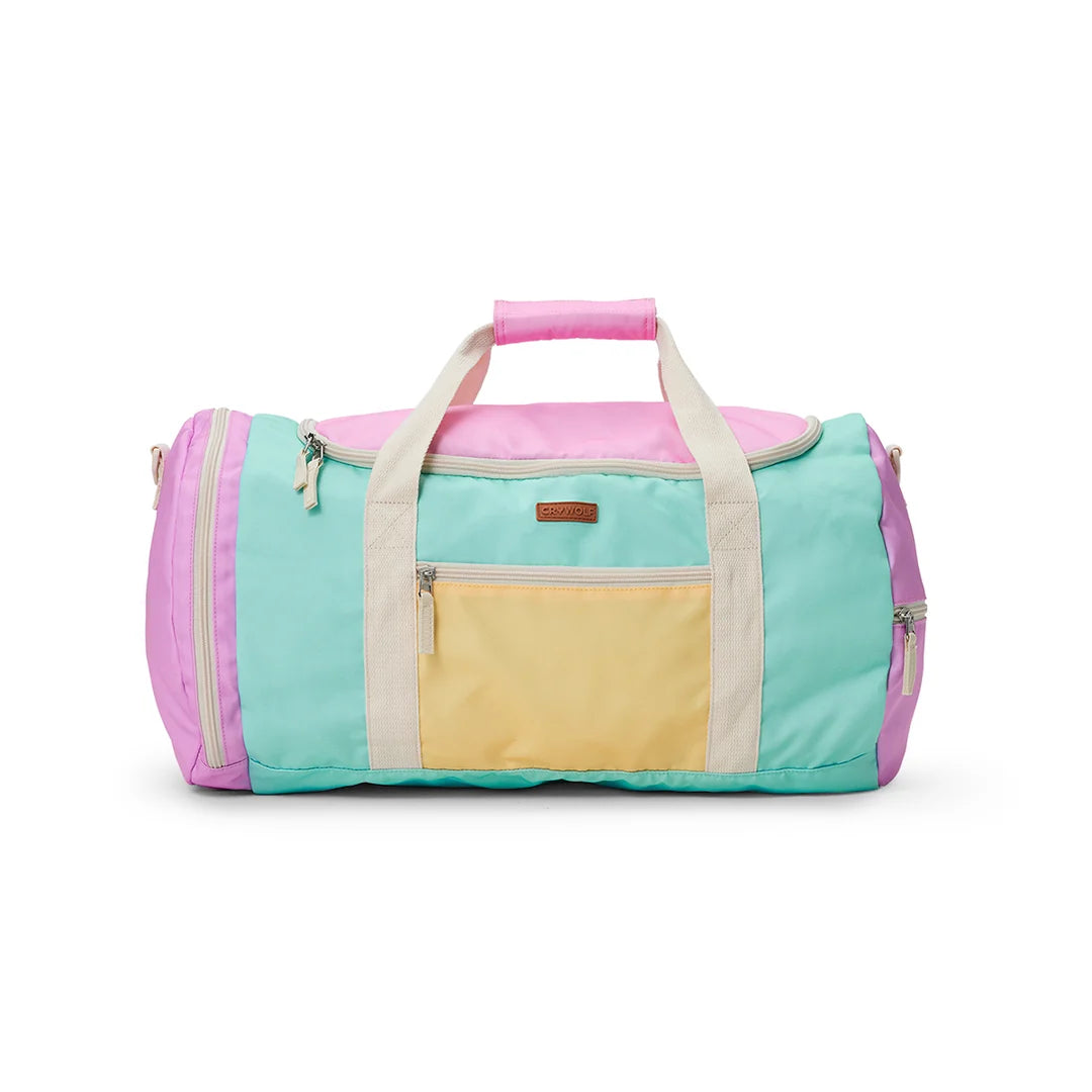Crywolf Packable Duffle Bag - Poolside Colourblock