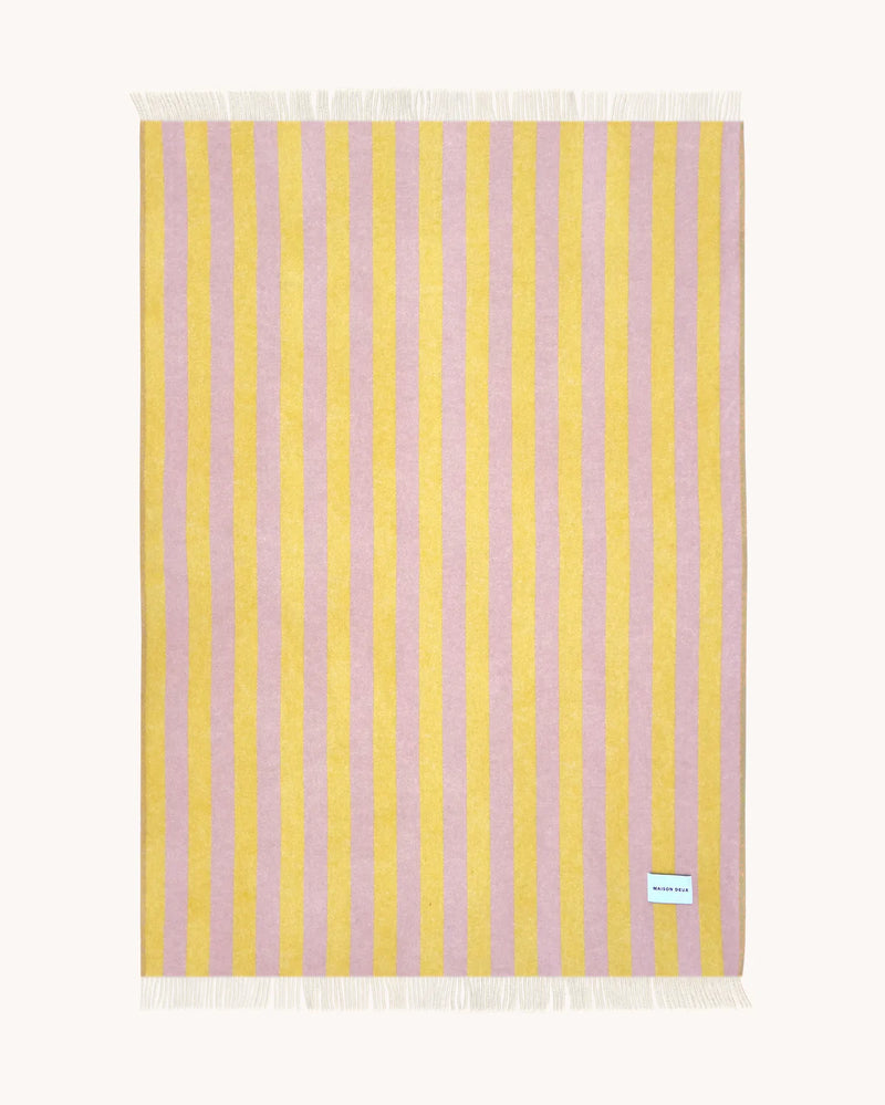 Maison Deux Blanket Candy Wrap - Pink/Yellow