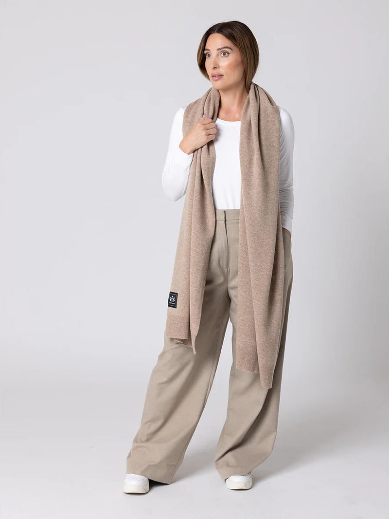 Dark Hampton Wool Scarf - The Clements