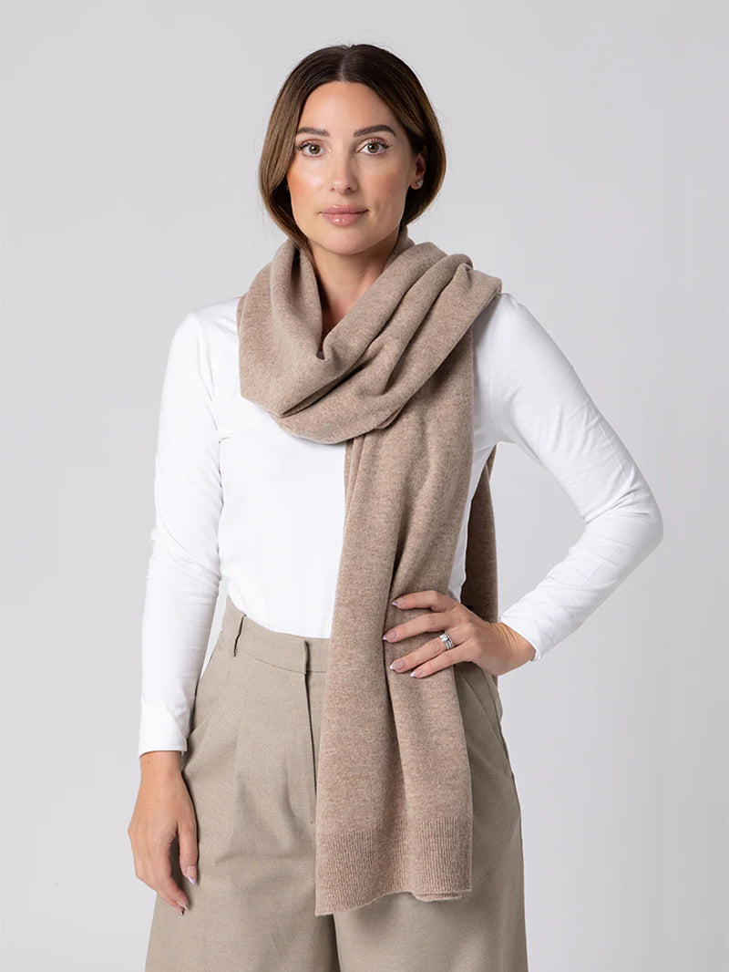 Dark Hampton Wool Scarf - The Clements