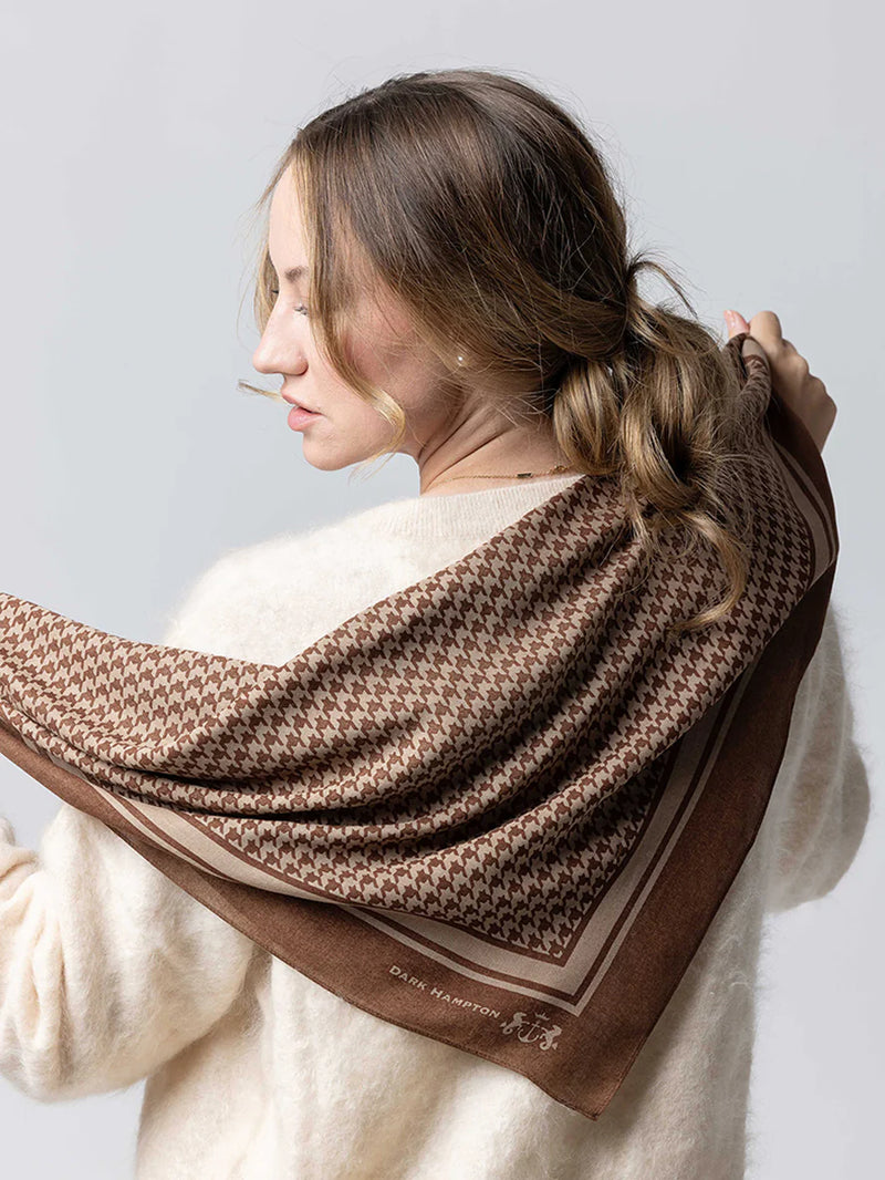 Dark Hampton Cashmere Modal Scarf - The Dennison