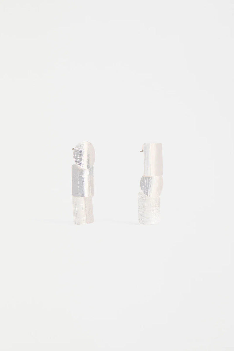 Elk Paerr Drop Earring - Silver