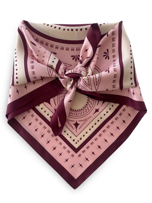 Dark Hampton Ellie Compton Wilkinson Silk Scarf