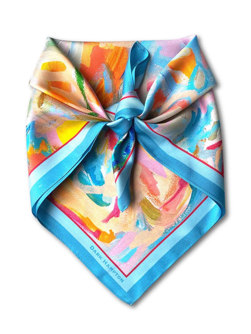 Dark Hampton Petite Silk Scarf - Carrie Broomhall Finn