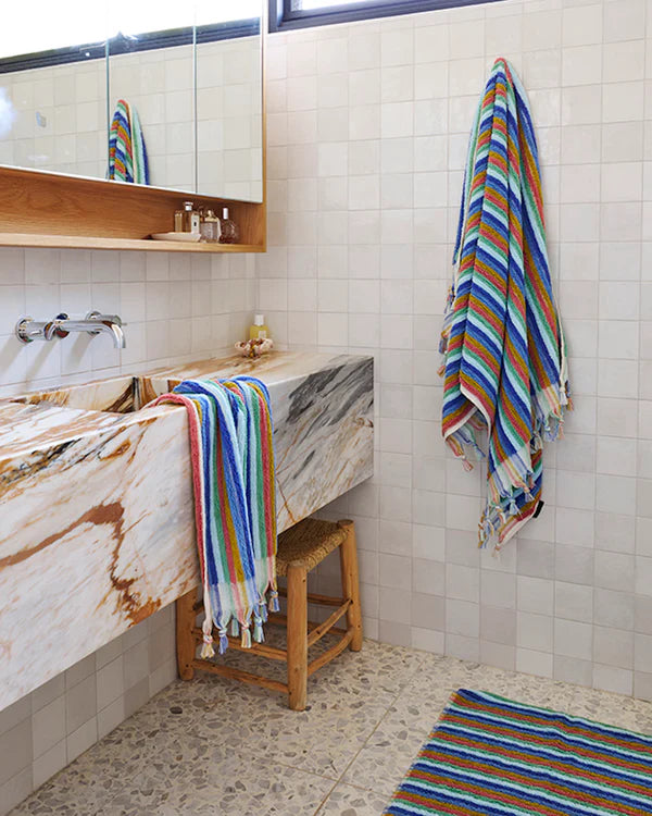 Kip & Co Madeira Stripe Turkish Bath Towel