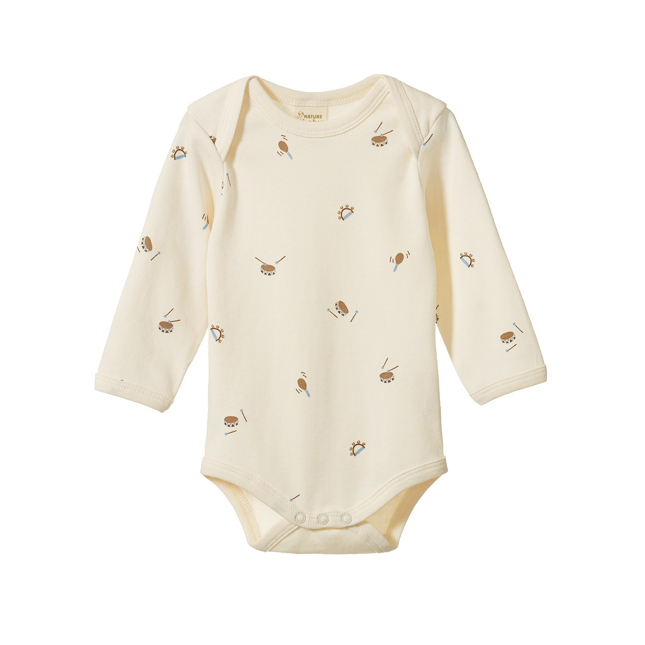 Nature Baby Long Sleeve Bodysuit Mini Music Print