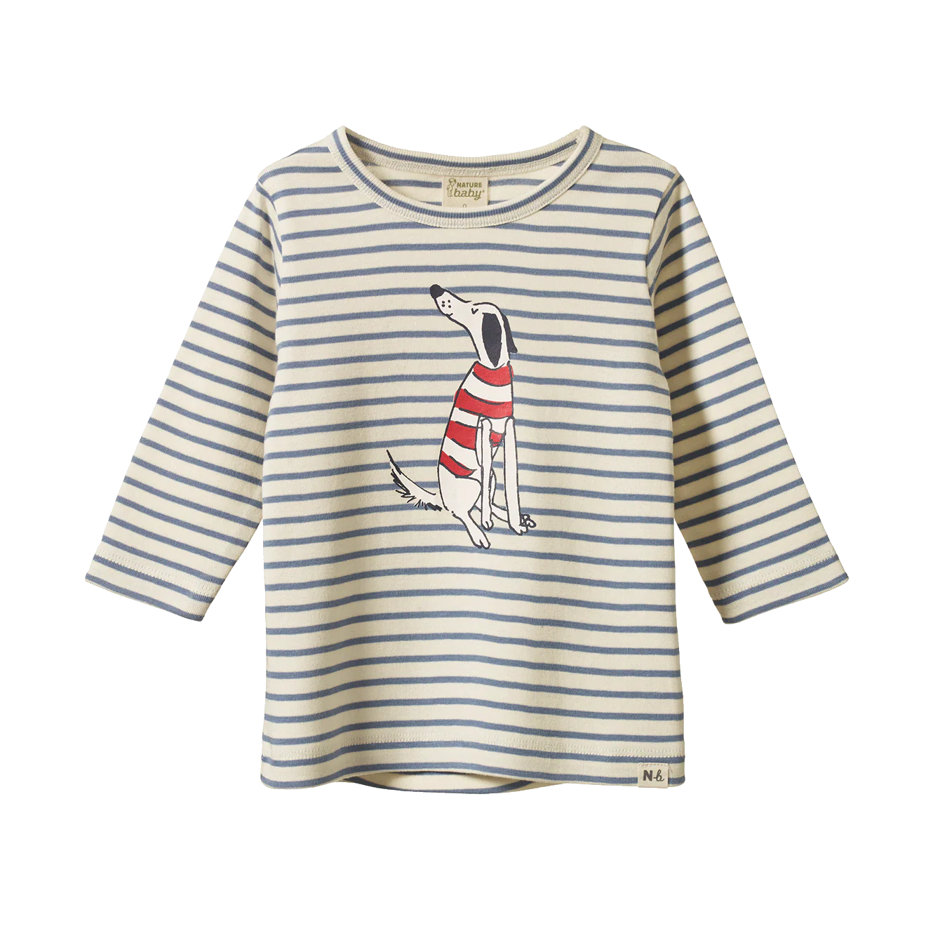 Nature Baby Long Sleeve River Tee - Best Friend Stripe