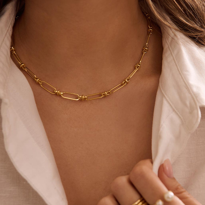 Murkani Legacy Choker in 18kt Gold Plate