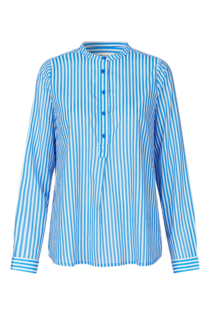 Lollys Laundry Lux Shirt- Blue Stripe