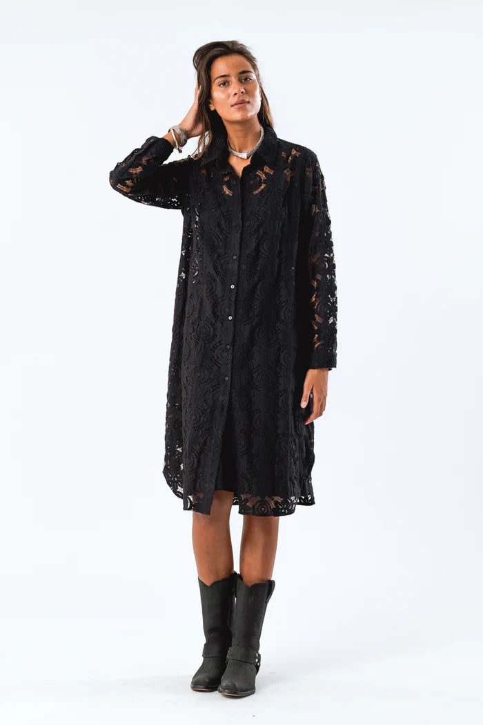 Lollys Laundry Mumba Shirt Long Sleeved - Black