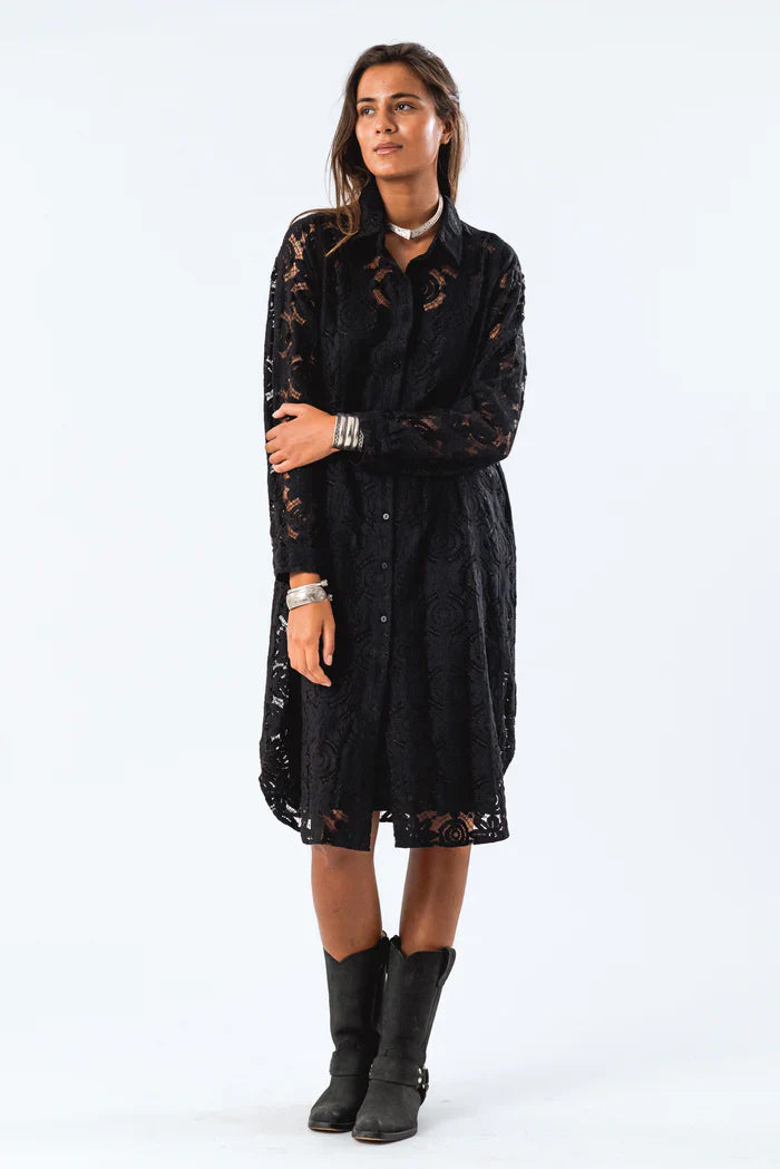 Lollys Laundry Mumba Shirt Long Sleeved - Black