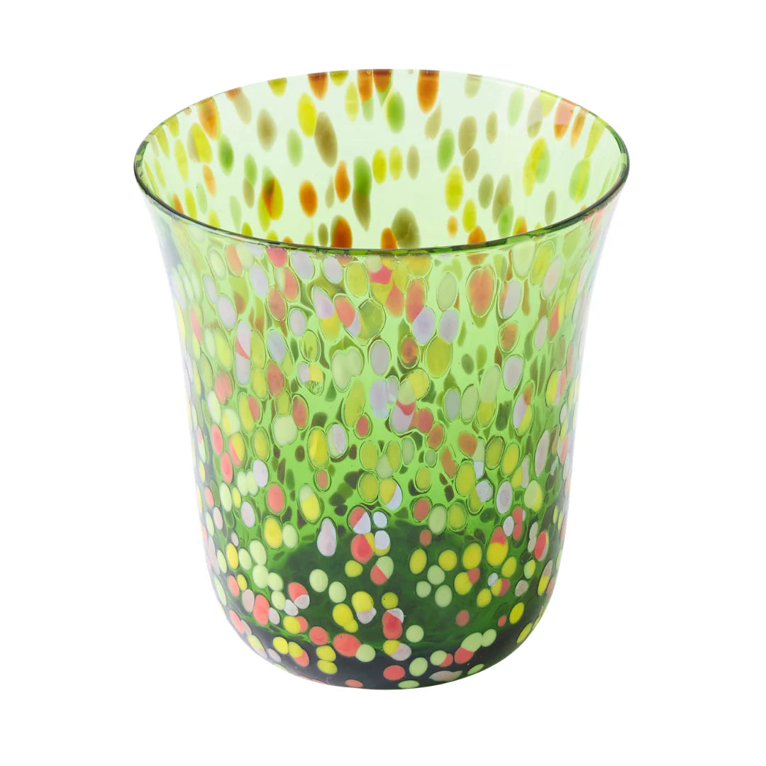 Kip & Co Garden Soiree Speckle Tumbler Glass 2 Piece Set