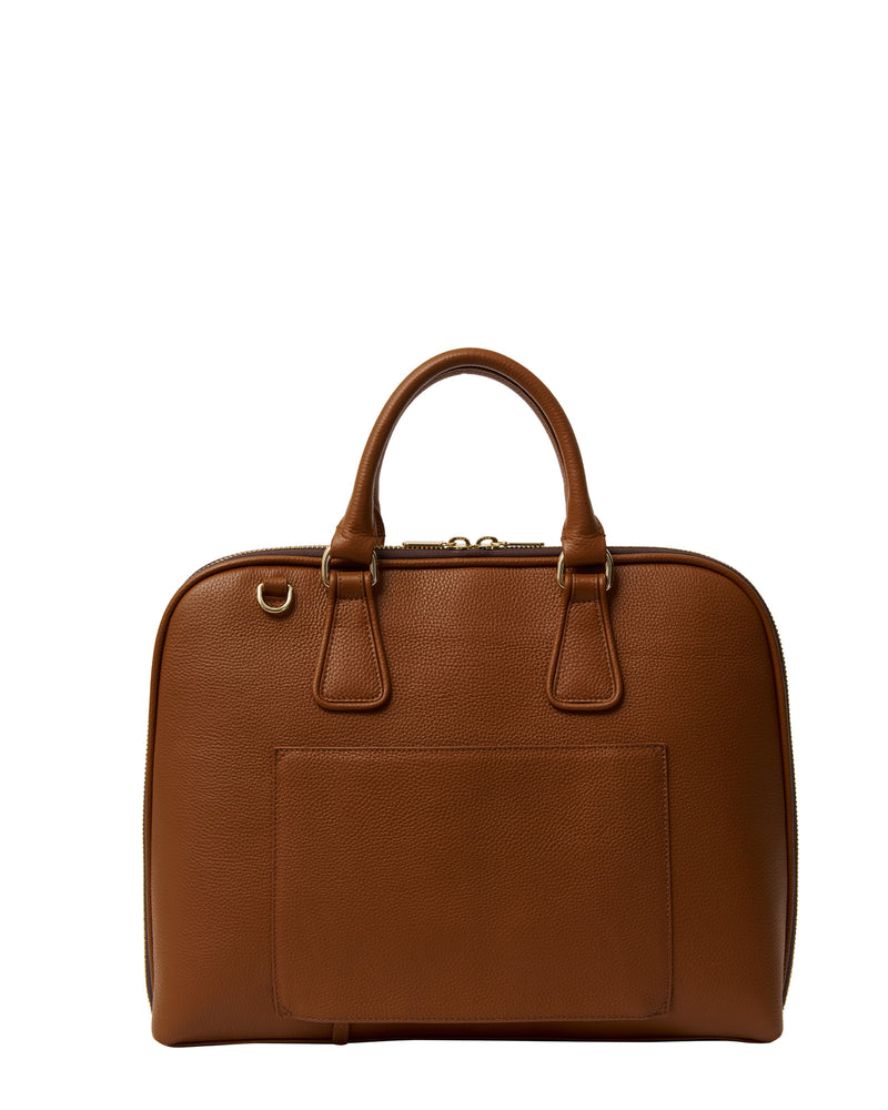 Saben Parker Briefcase - Tan