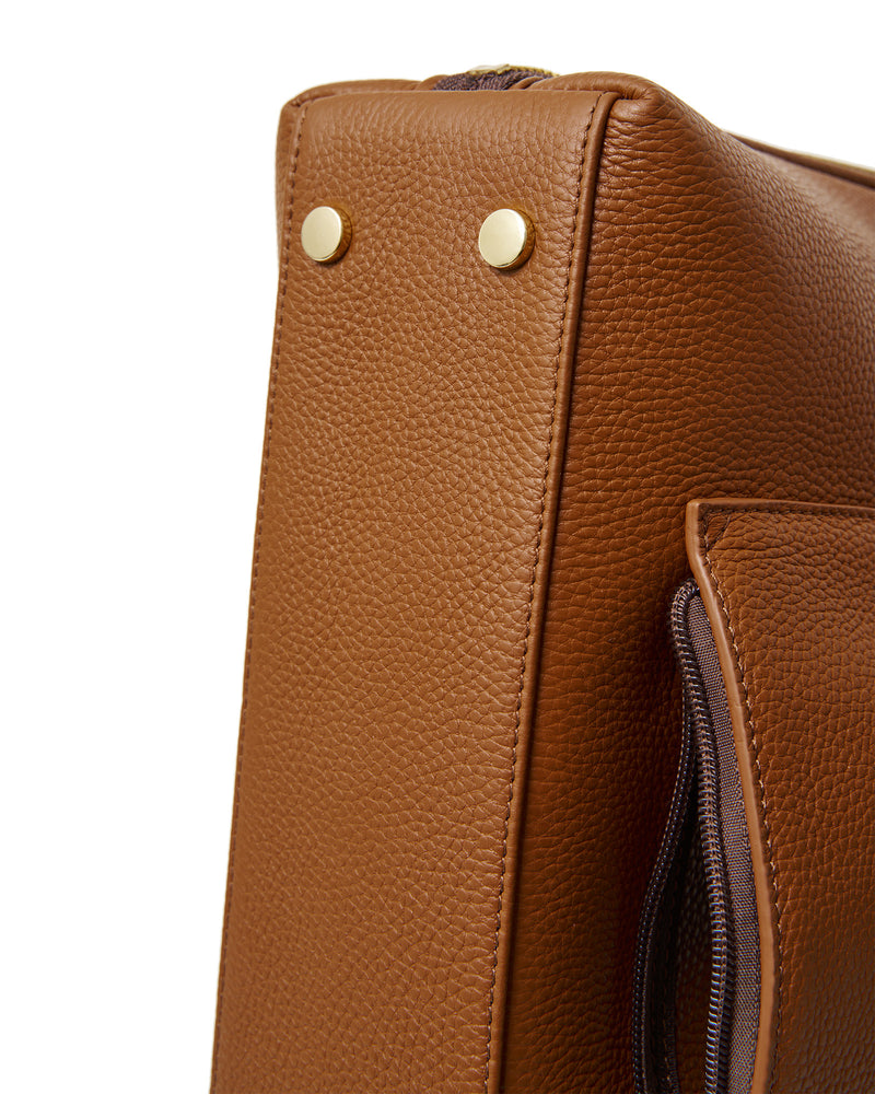 Saben Parker Briefcase - Tan