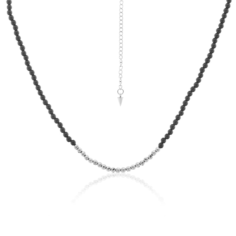 Silk & Steel Party At The Front Necklace