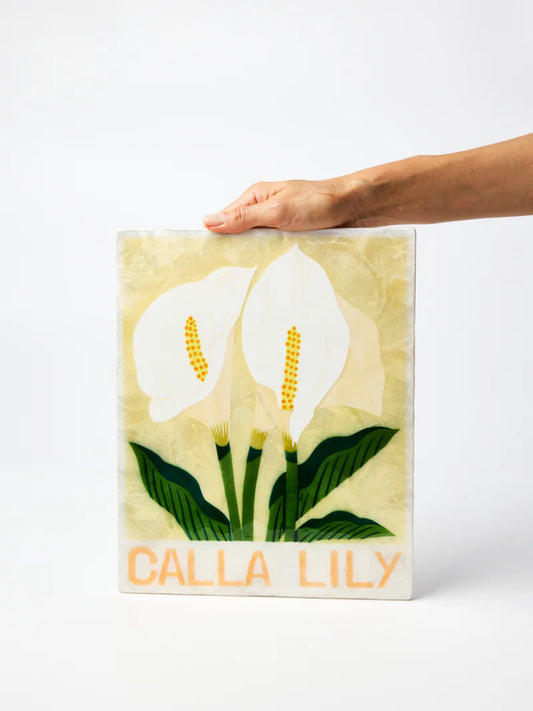 Jones & Co Market Wall Art Calla Lily