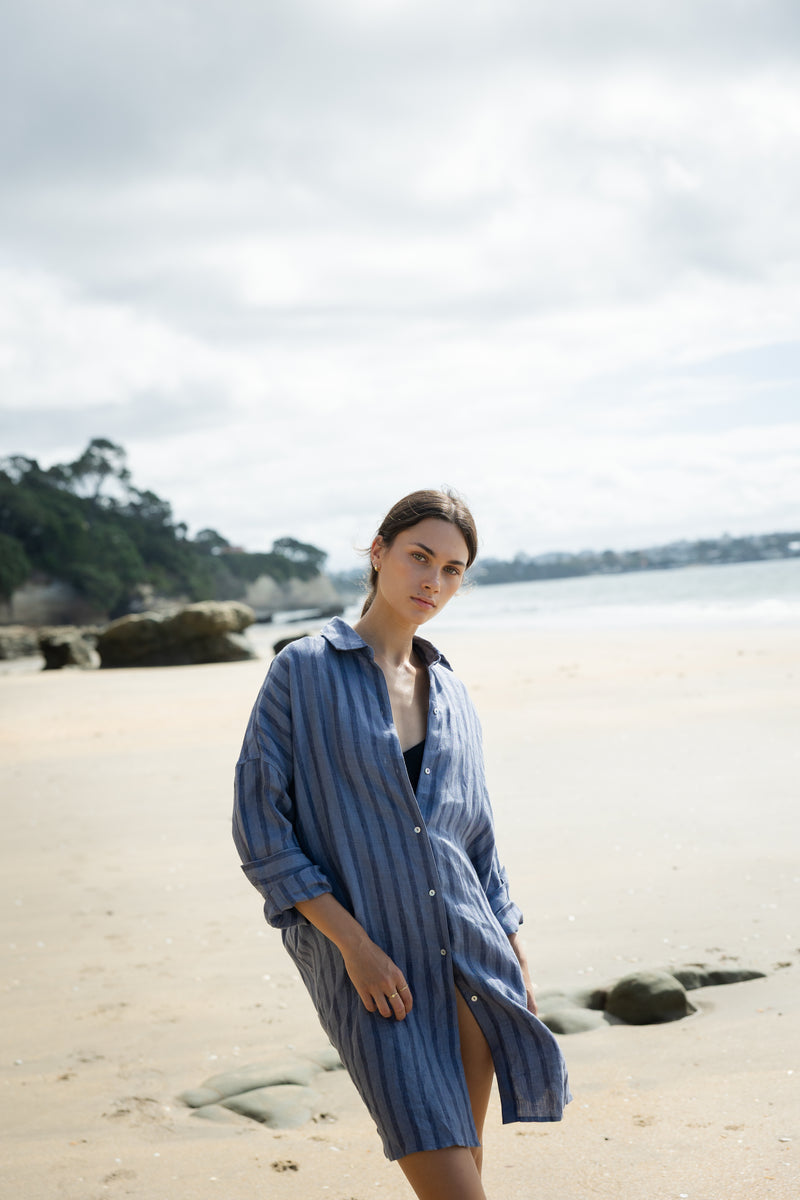 Sophie Always Shirt - Denim Stripe