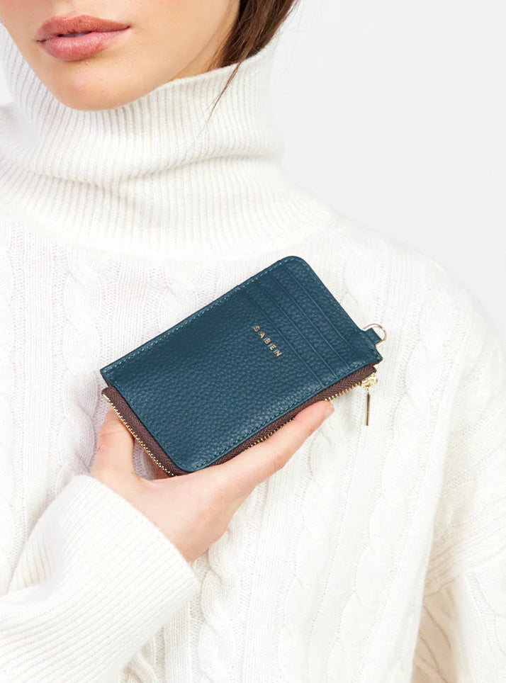 Saben Winona Card Holder - Hunter Green