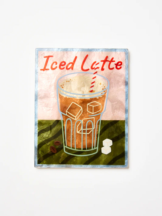 Jones & Co Barista Wall Tile Iced Latte