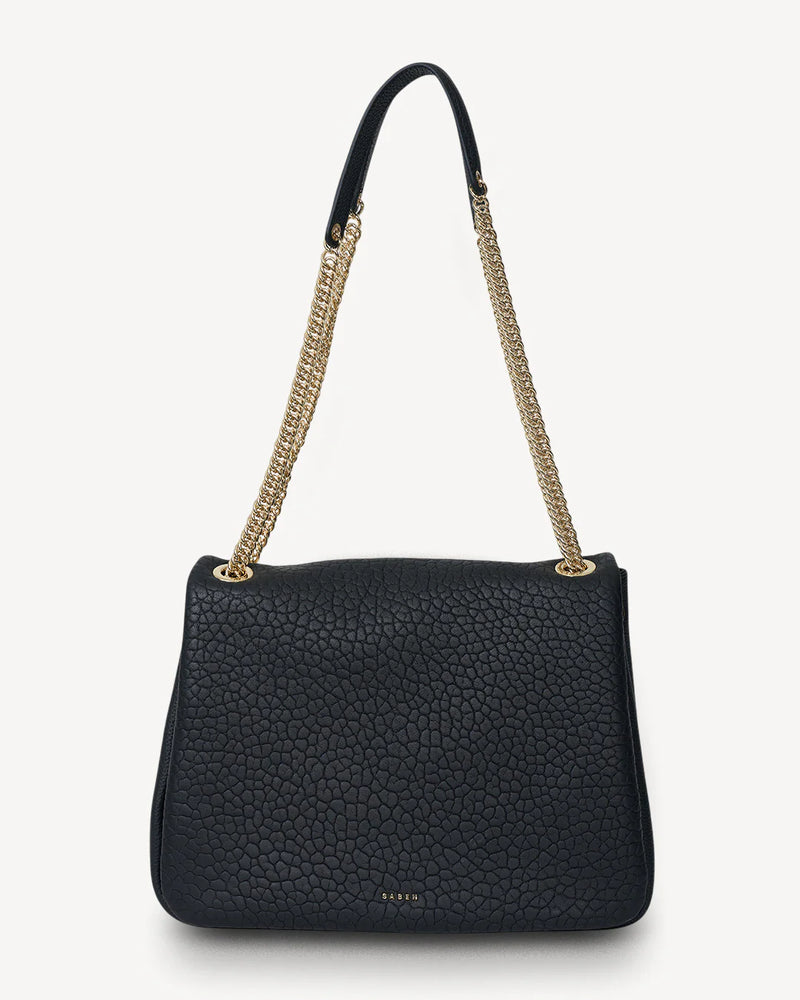 Saben Florence Shoulder Bag - Black Bubble