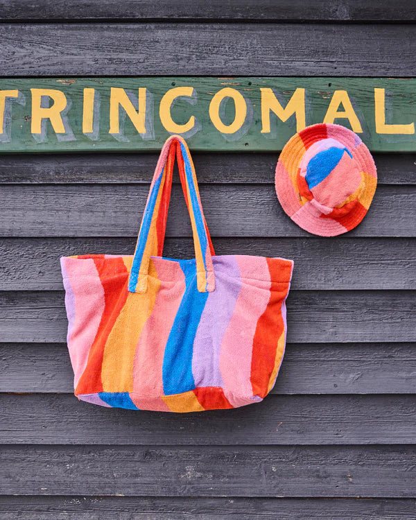Kip & Co Surfs Up Terry Oversized Beach Bag