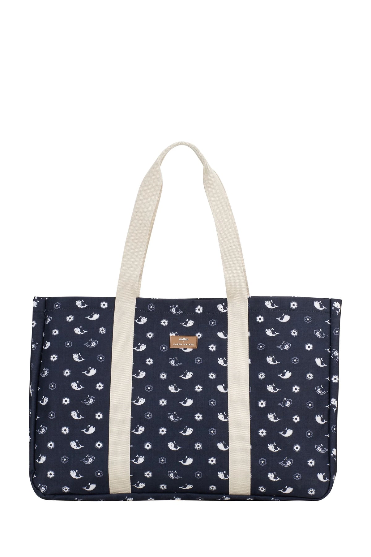 Kollab Carryall Cargo Bag Karen Walker Floral Whale