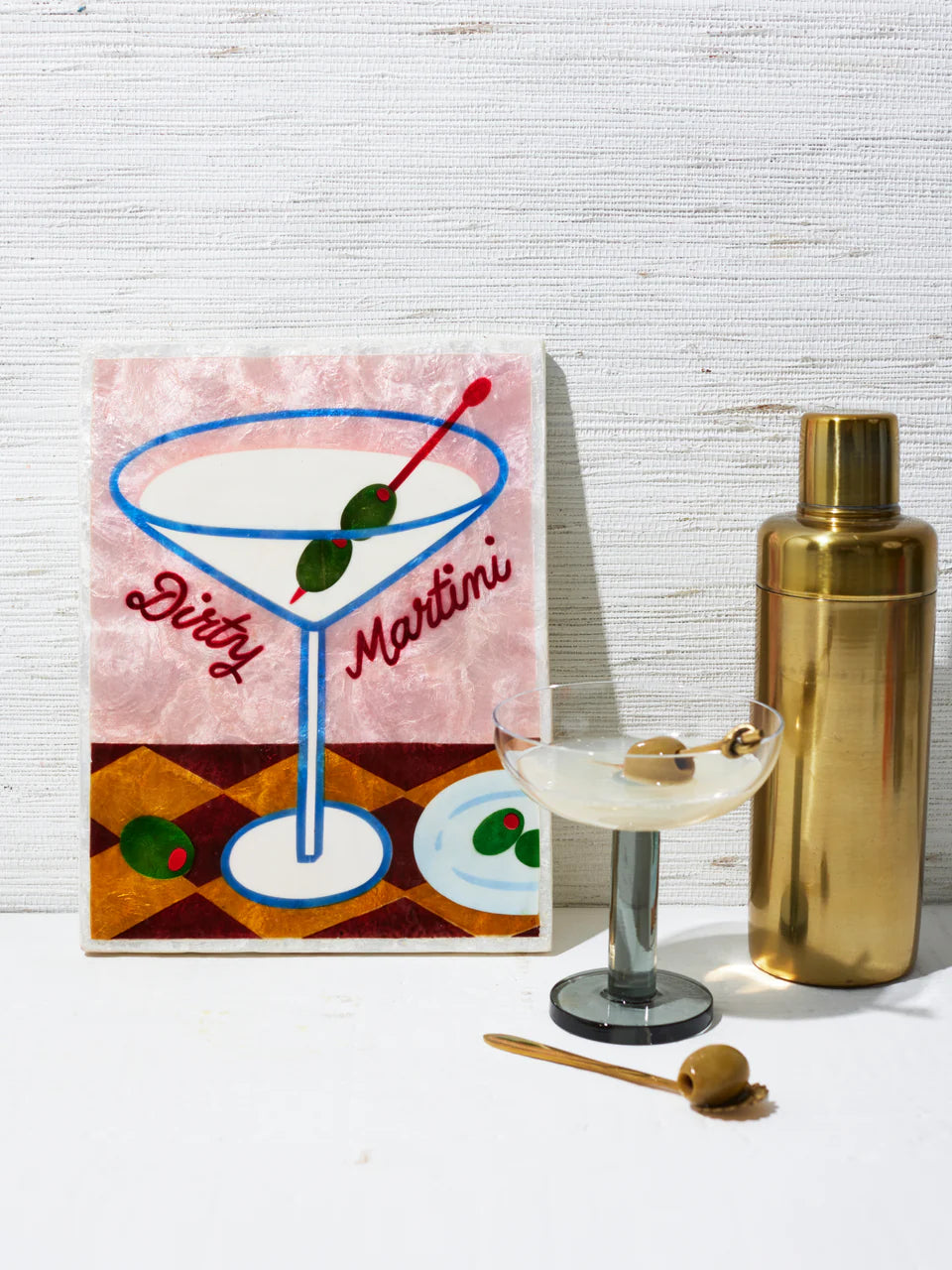 Jones & Co Happy Hour Dirty Martini Tile