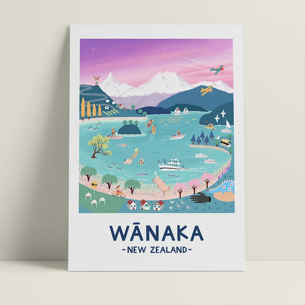 WANAKA IN PASTEL A4