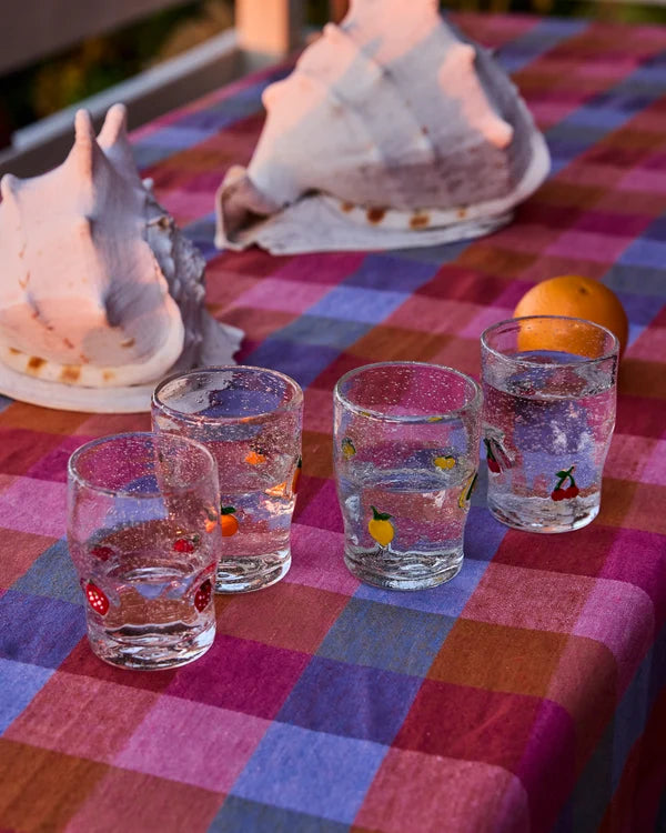 Kip & Co Fruity Tumbler Glass 4 Pc