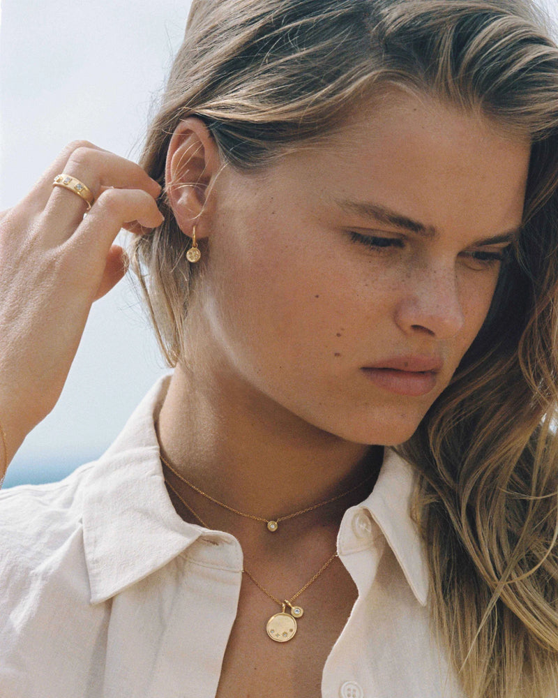 Kirstin Ash Solstice Necklace 18k Gold