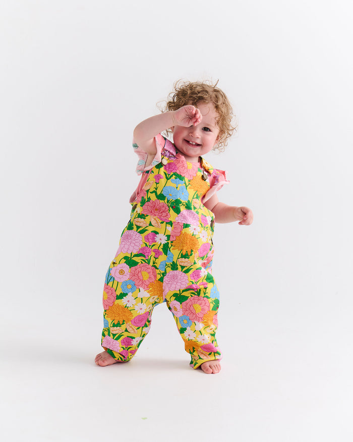 Kip & Co Follow The Sun Baby Cotton Drill Overalls