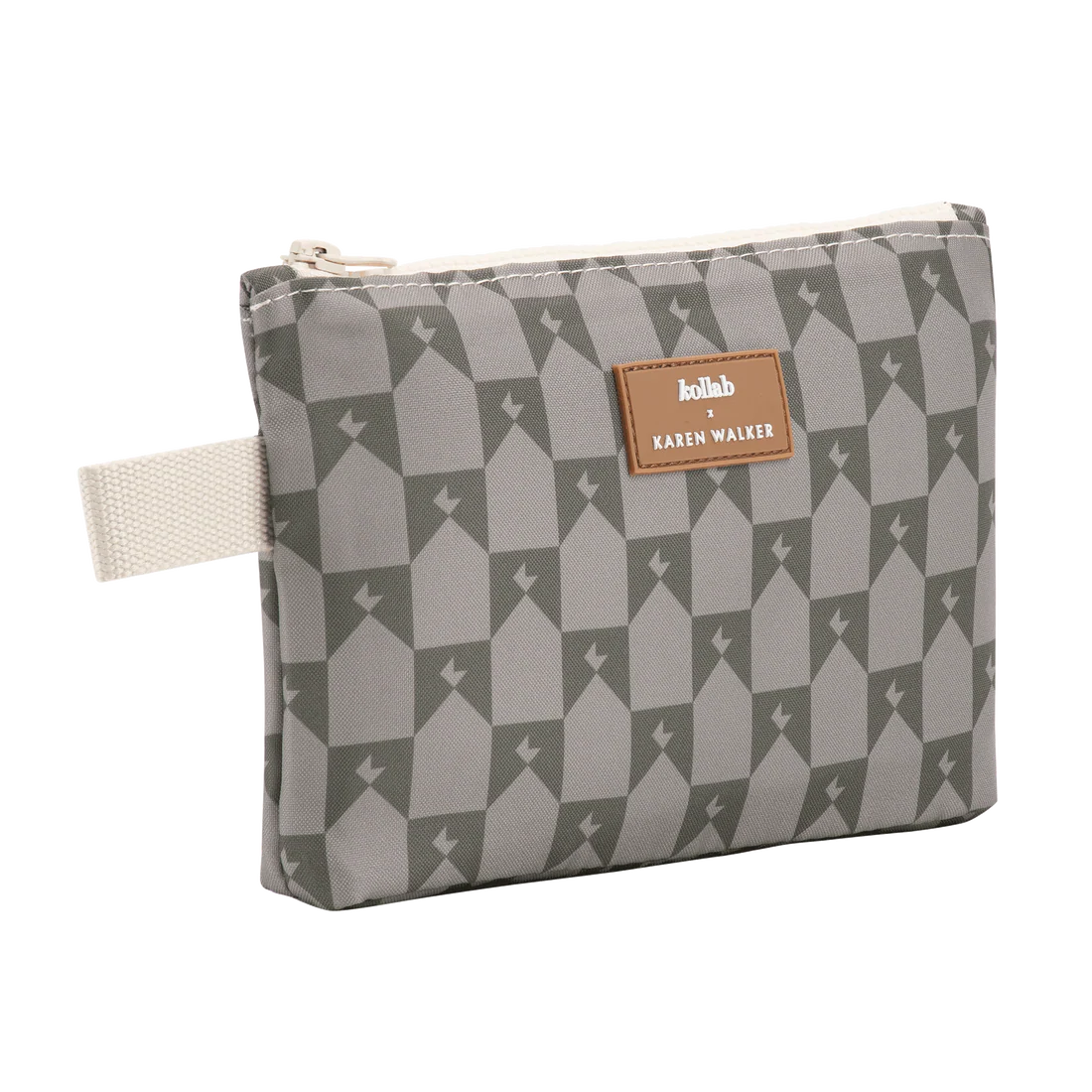 Kollab x Karen Walker Mini Pouch - Sage/Olive Monogram