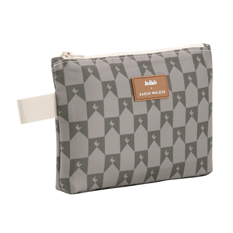 Kollab x Karen Walker Mini Pouch - Sage/Olive Monogram