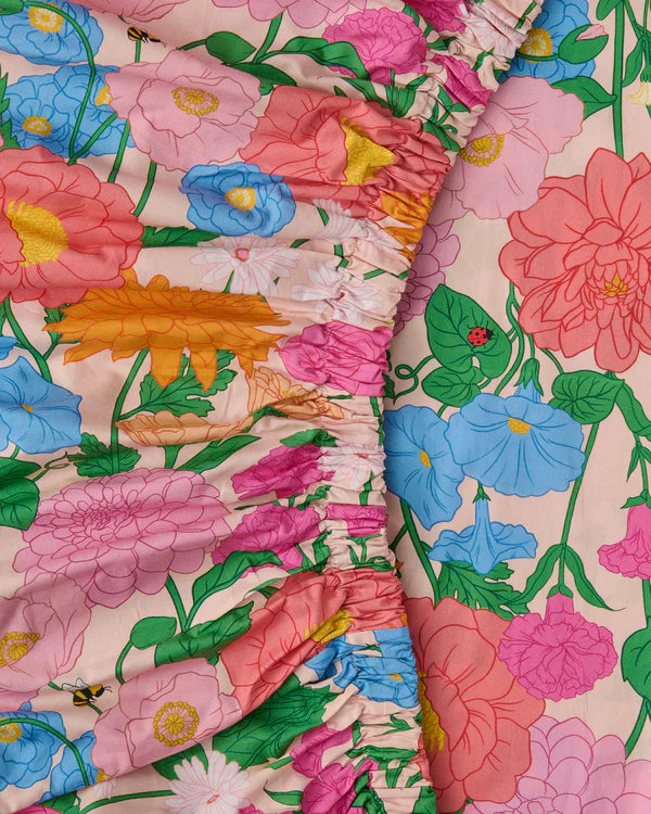 Kip & Co Follow The Sun Organic Cotton Baby Fitted Cot Sheet