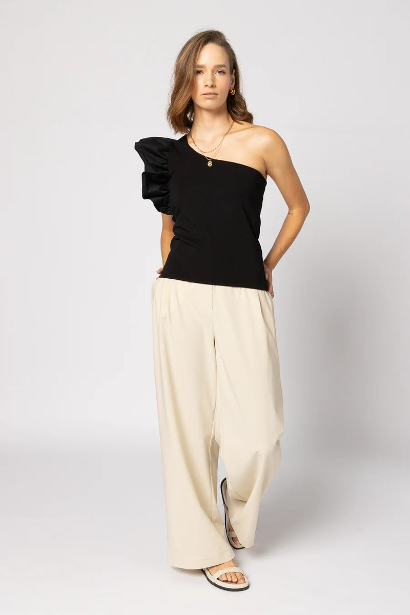 Drama Cami  Top Black