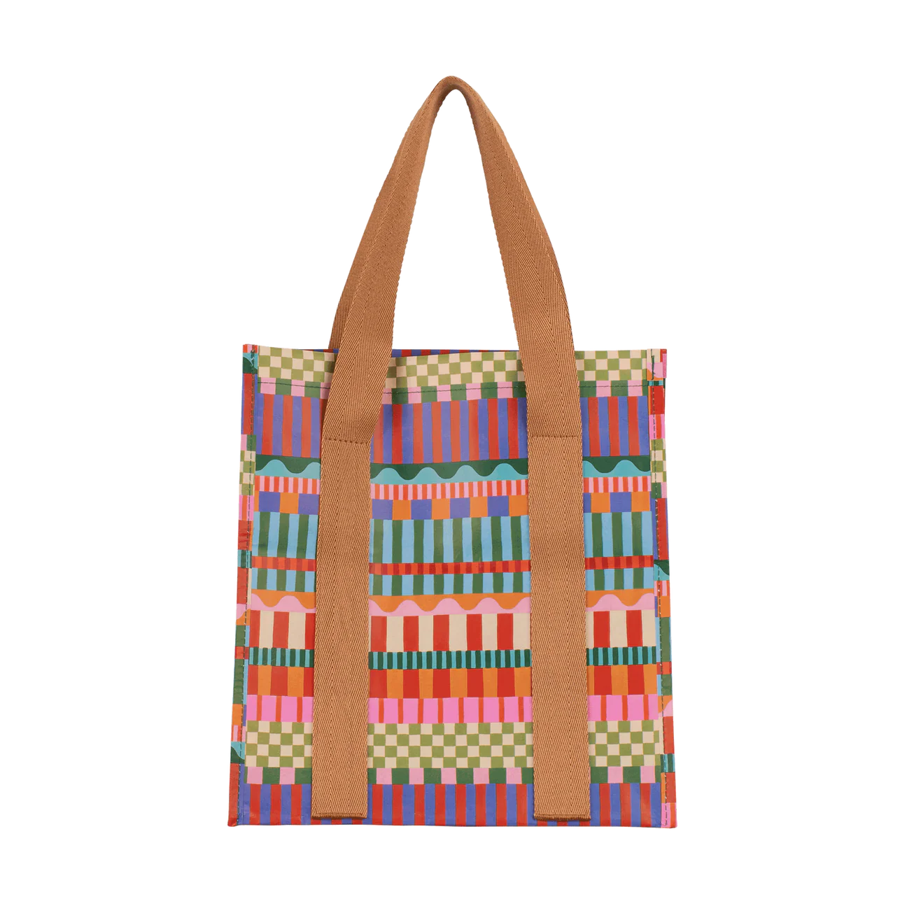 Kollab Market Bag - Blocks & Stripes