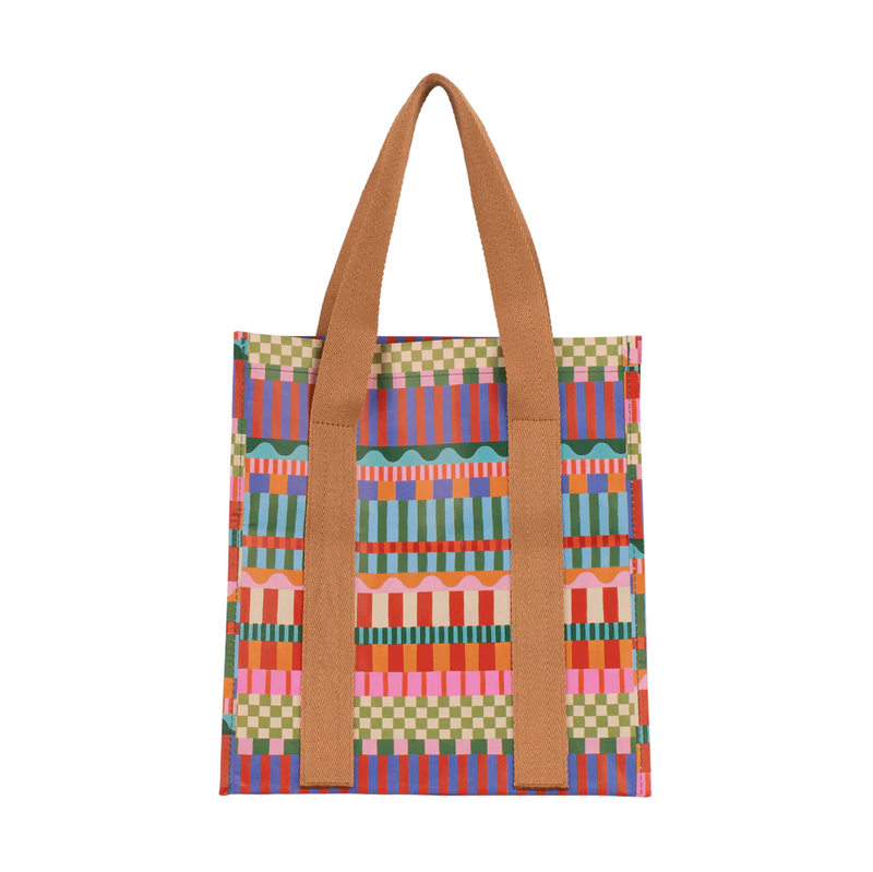 Kollab Market Bag - Blocks & Stripes