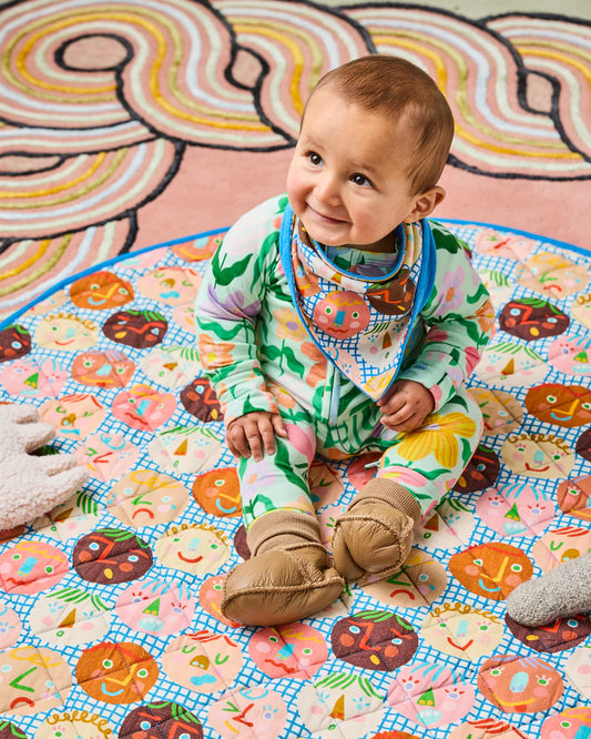 Kip & Co Cheer Up Baby Quilted Baby Play Mat
