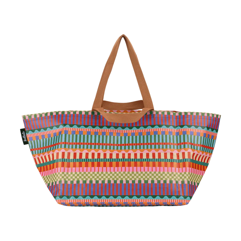Kollab Beach Bag - Blocks & Stripes