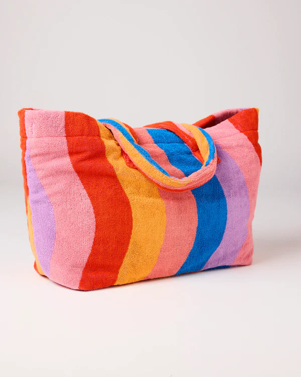 Kip & Co Surfs Up Terry Oversized Beach Bag